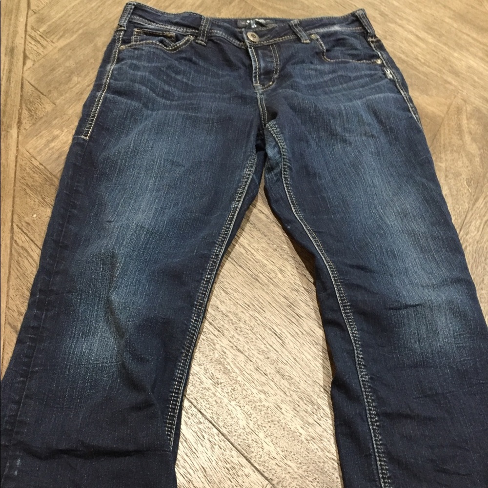 Silver Dark Wash Jeans
